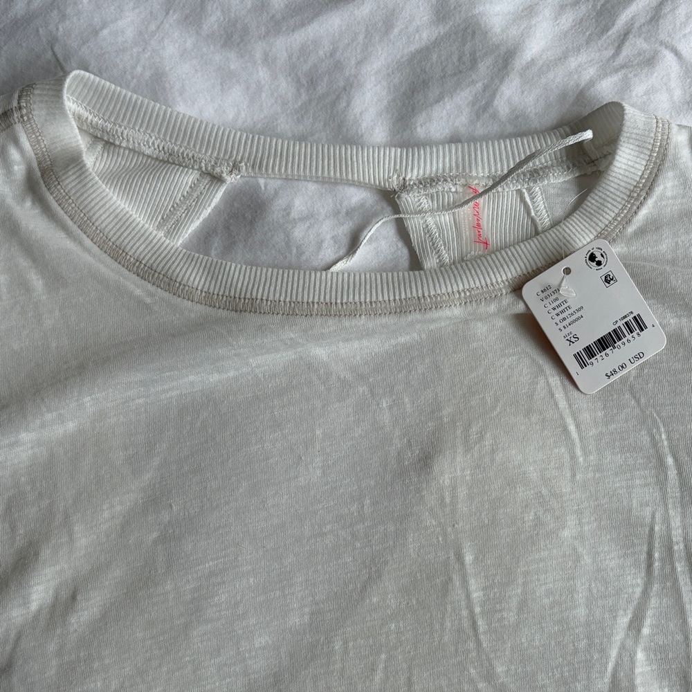 Free People FP Movement My Time Tee in White - Picture 7 of 9